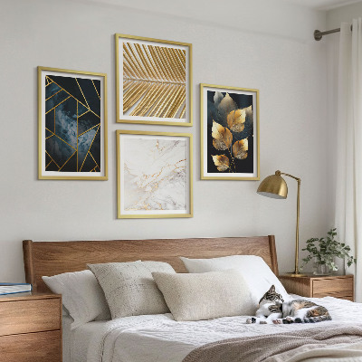 Wall art set Modern plant patterns