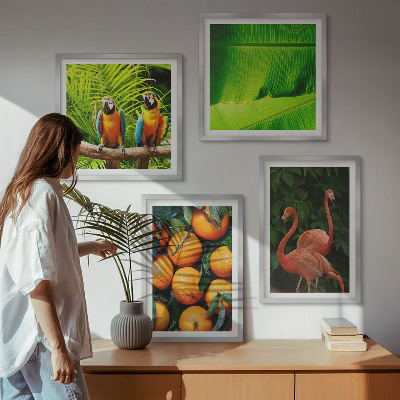 Multi-piece wall decor set Fruity accents of the tropics