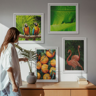 Multi-piece wall decor set Fruity accents of the tropics