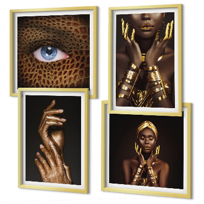 Wall art set Artistic portraits of women