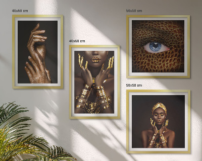 Wall art set Artistic portraits of women