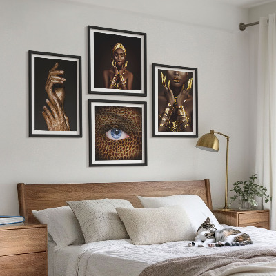 Wall art set Artistic portraits of women