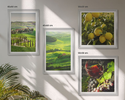 Multi-piece wall decor set Italian landscapes citrus hills