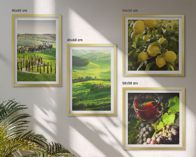 Multi-piece wall decor set Italian landscapes citrus hills