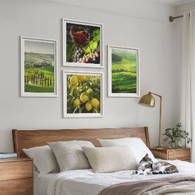 Multi-piece wall decor set Italian landscapes citrus hills