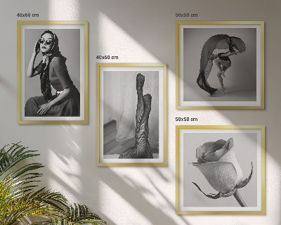 Wall art set Stylish portraits of elegant women