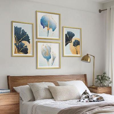Multi-piece wall decor set Lemons wine portrait Kahlo