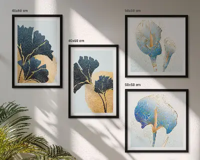 Multi-piece wall decor set featuring a lemon and wine portrait in the style of Kahlo