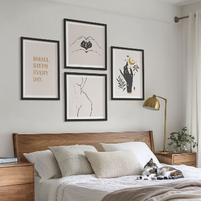 Wall art set Minimalist boho illustrations