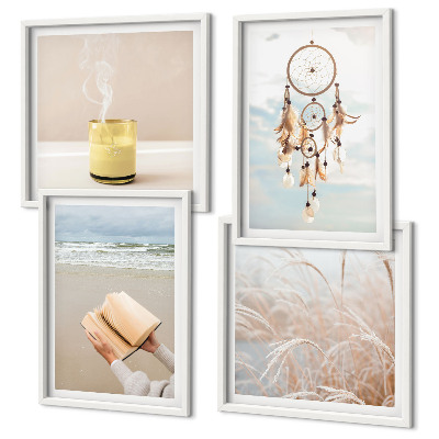 Multi-piece wall decor set Summer landscapes boho style