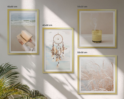 Multi-piece wall decor set Summer landscapes boho style