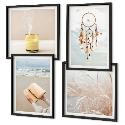 Multi-piece wall decor set Summer landscapes boho style