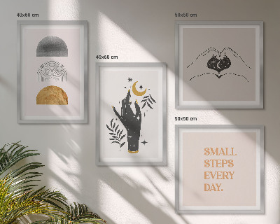 Multi-piece wall decor set Minimalist boho illustrations