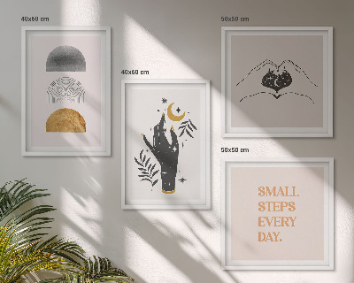Multi-piece wall decor set Minimalist boho illustrations
