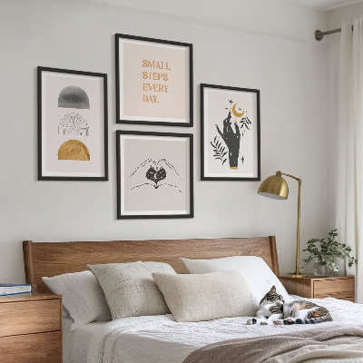 Multi-piece wall decor set Minimalist boho illustrations