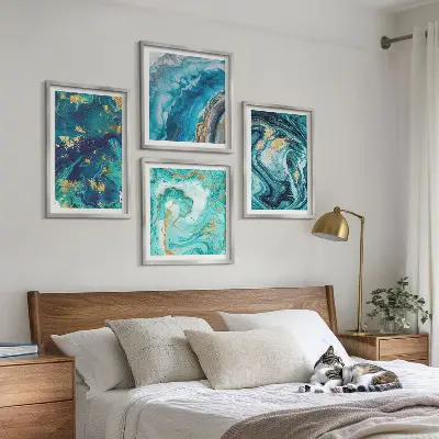 Multi-piece wall decor set decorative abstract paintings