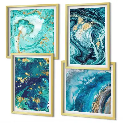 Multi-piece wall decor set decorative abstract paintings