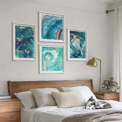 Multi-piece wall decor set decorative abstract paintings