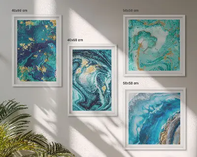 Multi-piece wall decor set decorative abstract paintings