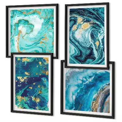 Multi-piece wall decor set decorative abstract paintings
