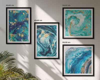 Multi-piece wall decor set Decorative paint abstractions