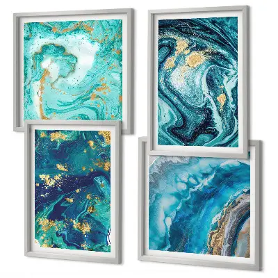 Multi-piece wall decor set decorative abstract paintings