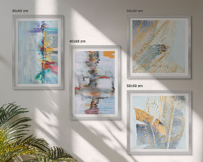Wall art set Abstract painting compositions