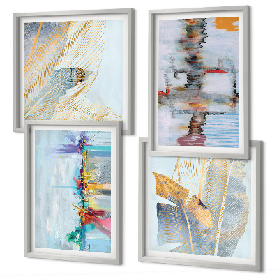 Wall art set Abstract painting compositions