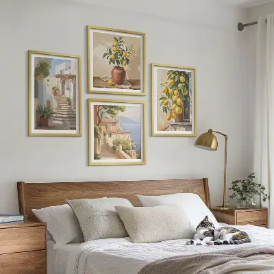 Lemon Streets Sea View wall art set wall art set
