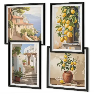 Lemon Streets Sea View wall art set wall art set