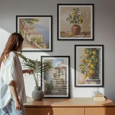 Lemon Streets Sea View wall art set wall art set