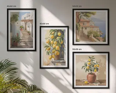 Lemon Streets Sea View wall art set wall art set
