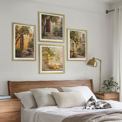Multi-piece wall decor set Citrus garden in the sun