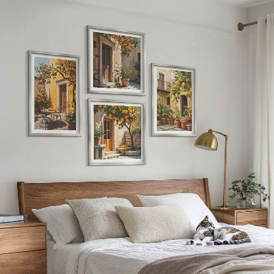 Multi-piece wall decor set Citrus fruits in the sun