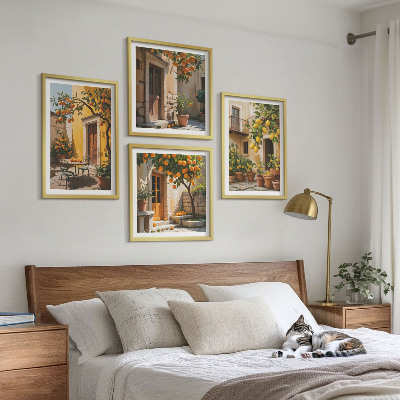 Multi-piece wall decor set Citrus fruits in the sun