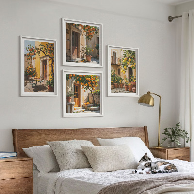 Multi-piece wall decor set Citrus fruits in the sun