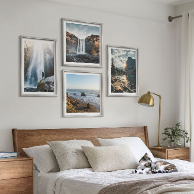 Multi-piece wall decor set Waterfalls mountains landscapes nature