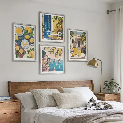 Patio Sun Lemonade wall art set of 4 pieces