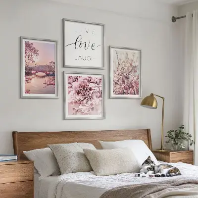 Flower Bridge Life Inspiration wall art set multi-piece decorative wall art