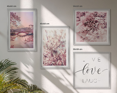 Multi-piece wall decor set Flower Bridge Life Inspiration
