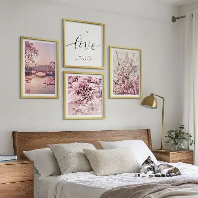 Flower Bridge Life Inspiration wall art set multi-piece decorative wall art
