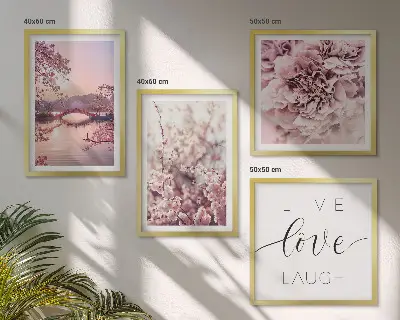 Flower Bridge Life Inspiration wall art set multi-piece decorative wall art