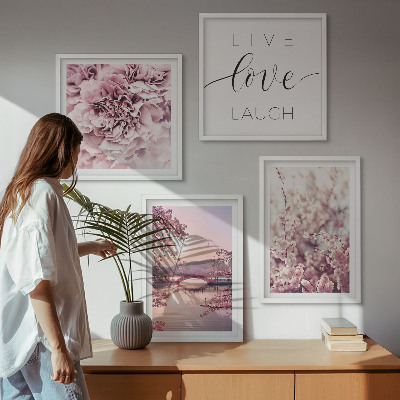 Multi-piece wall decor set Flower Bridge Life Inspiration