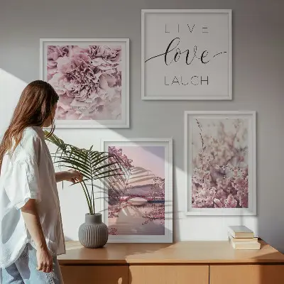 Flower Bridge Life Inspiration wall art set multi-piece decorative wall art