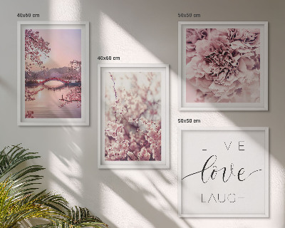 Multi-piece wall decor set Flower Bridge Life Inspiration