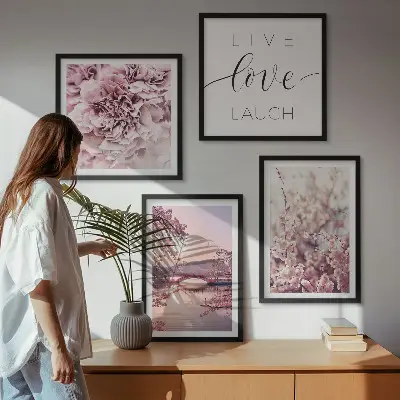 Flower Bridge Life Inspiration wall art set multi-piece decorative wall art