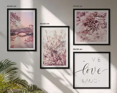 Flower Bridge Life Inspiration wall art set multi-piece decorative wall art