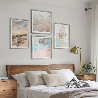 Wall art set Sea of ​​clouds dream catcher grass