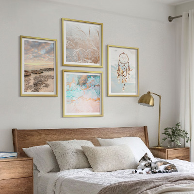 Wall art set Sea of ​​clouds dream catcher grass