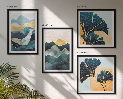 Multi-piece wall decor set Abstract aesthetic mountains